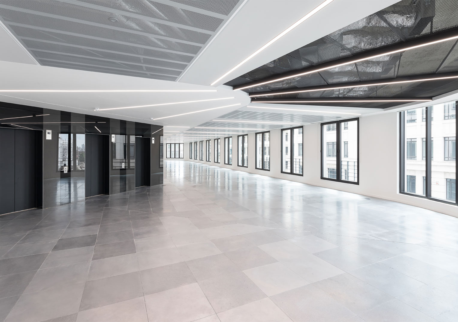 View towards monument